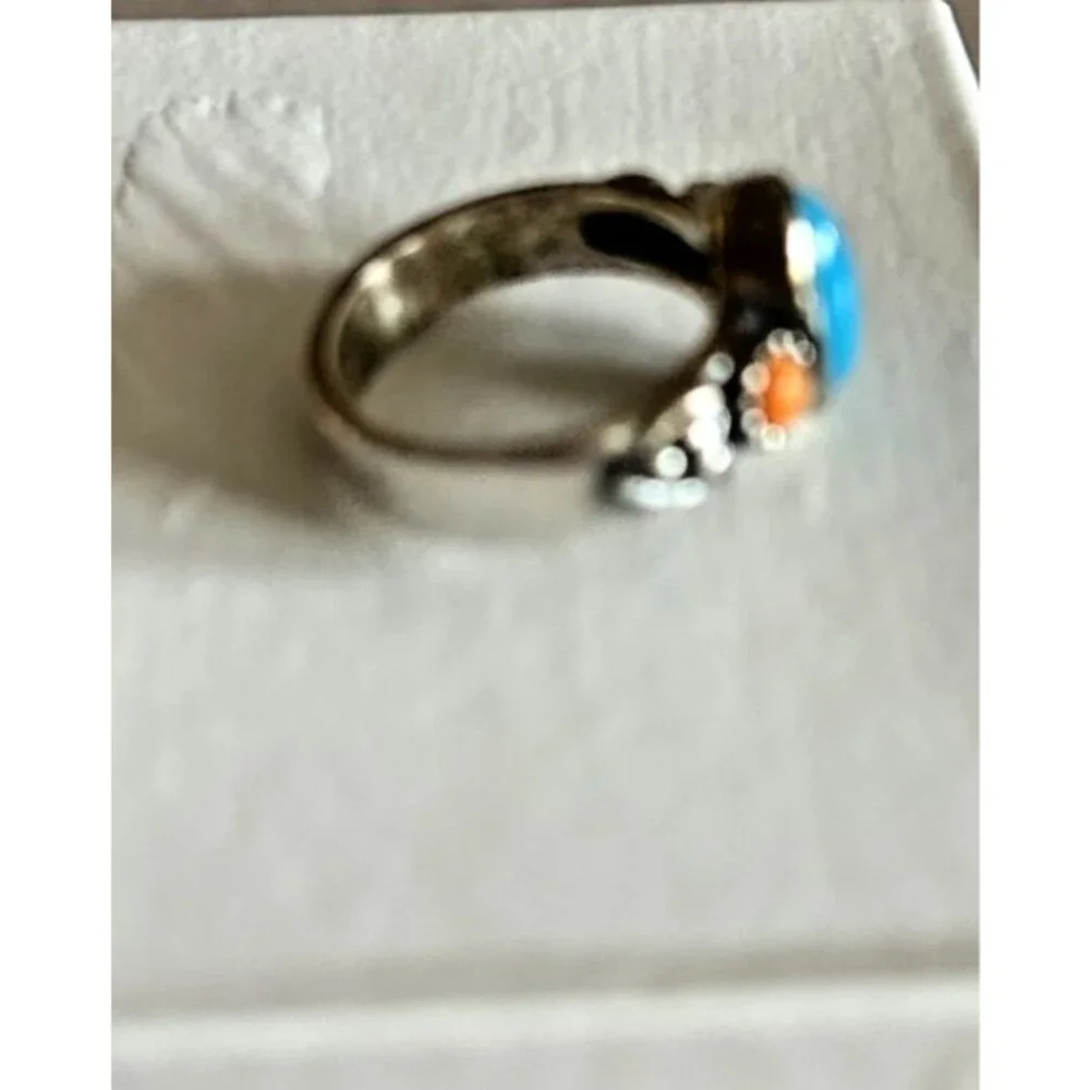 Carolyn Pollack Southwestern-Style .925 Sterling Silver Ring